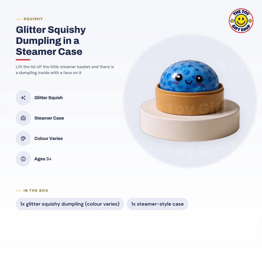 Glitter Squishy Dumpling in a Steamer Case – photo 8