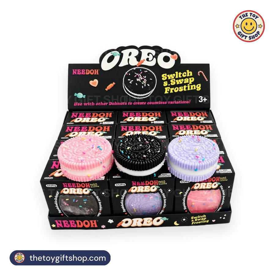 Schylling NeeDoh Oreo Squishy – Switch & Swap Frosting – photo 2