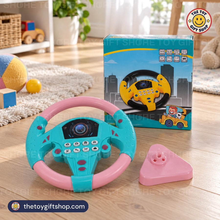 Steering Wheel Driving Toy with Car Sounds – photo 4