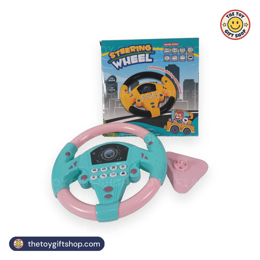 Steering Wheel Driving Toy with Car Sounds – photo 5
