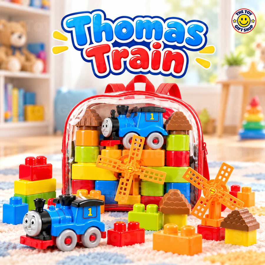 Thomas & Friends Building Blocks – 43 Pieces in a Backpack – photo 3