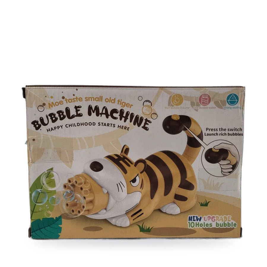 Tiger Bubble Machine with 10-Hole Bubble Blower – photo 2