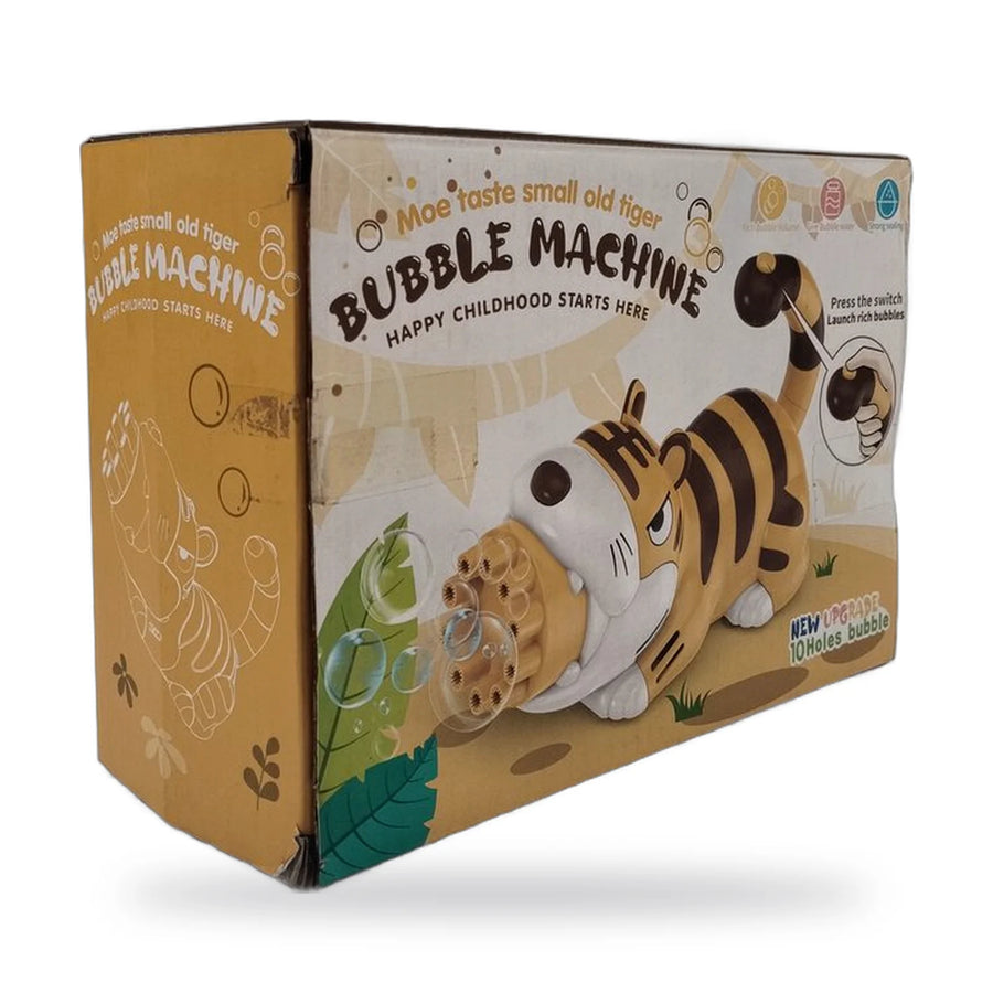 Tiger Bubble Machine with 10-Hole Bubble Blower – photo 3