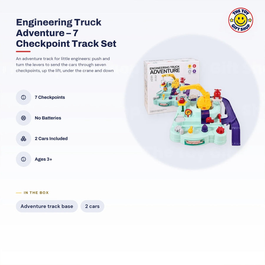 Engineering Truck Adventure Track Set with 7 Checkpoints – photo 6