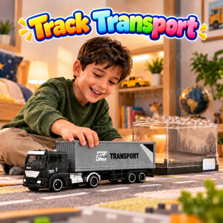 Miniature Transport Truck in Display Case – photo 3