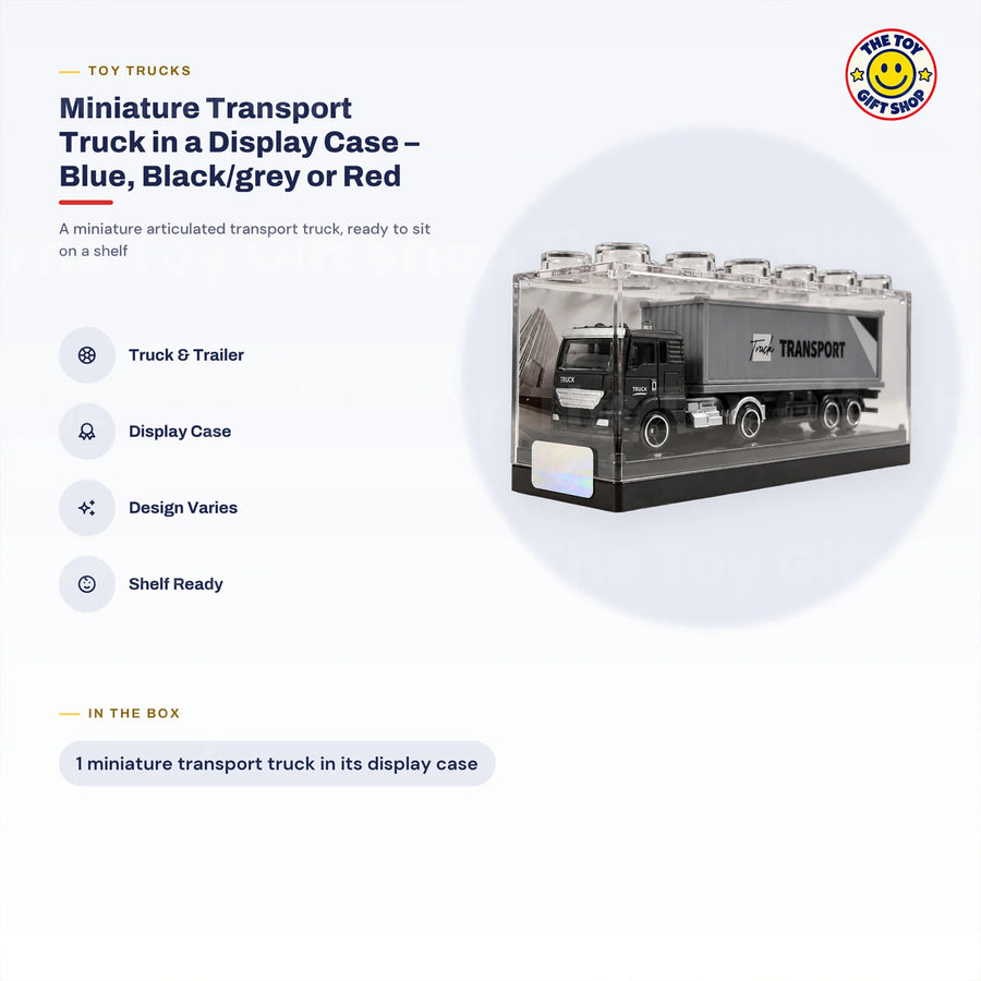 Miniature Transport Truck in Display Case – photo 4