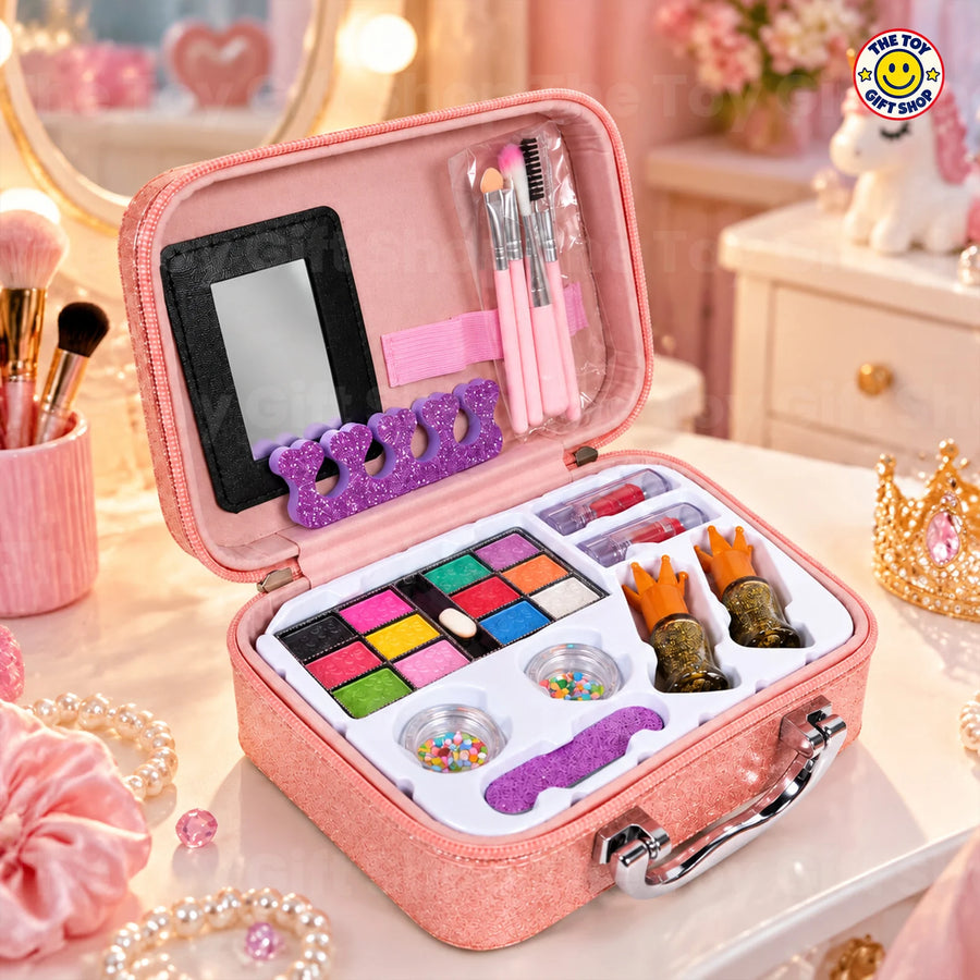 Unicorn Makeup Case with 16-Piece Toy Makeup Set – photo 2