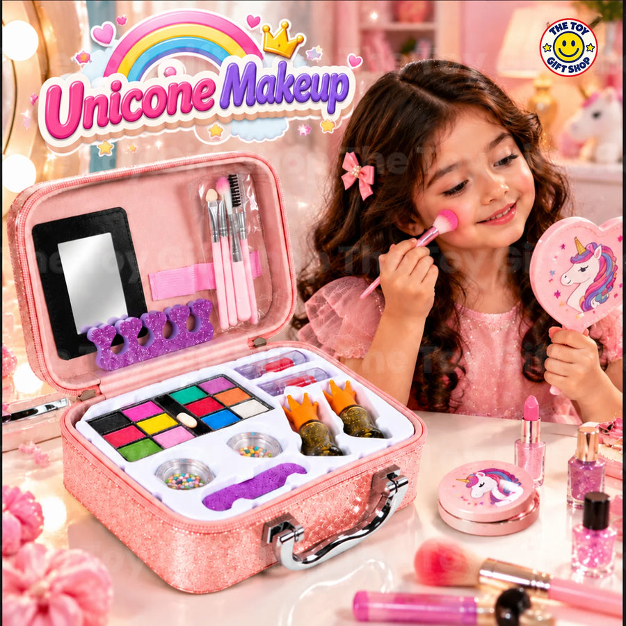 Unicorn Makeup Case with 16-Piece Toy Makeup Set – photo 3