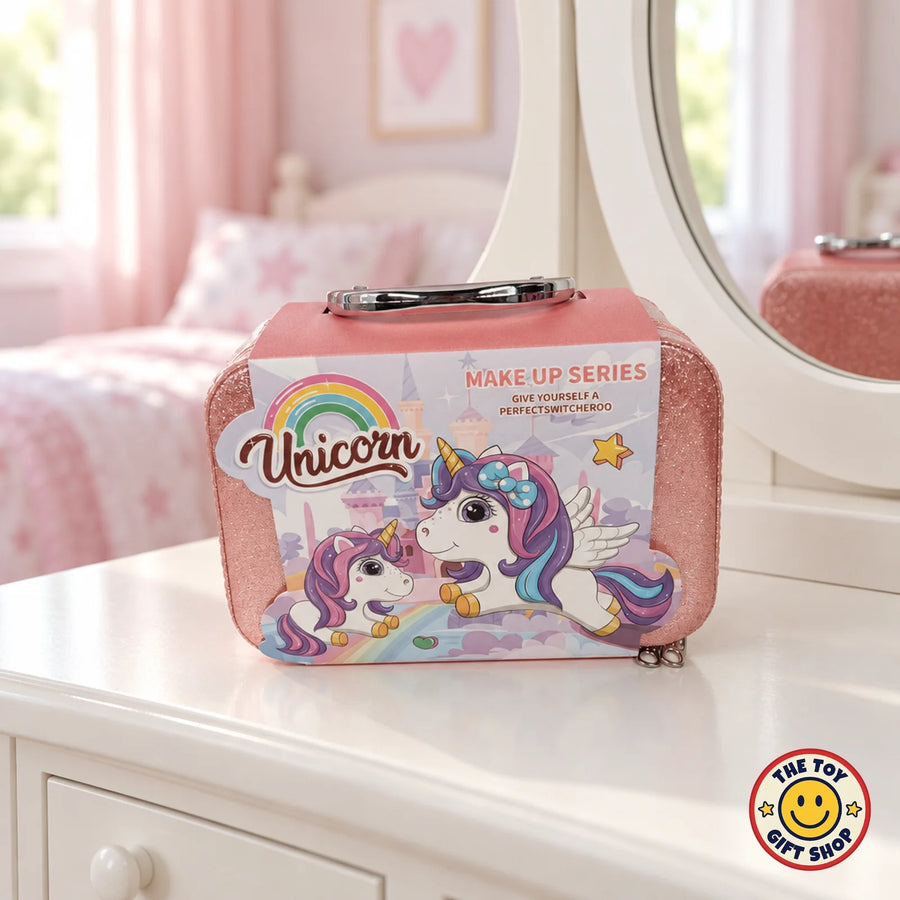 Unicorn Makeup Case with 16-Piece Toy Makeup Set – photo 4