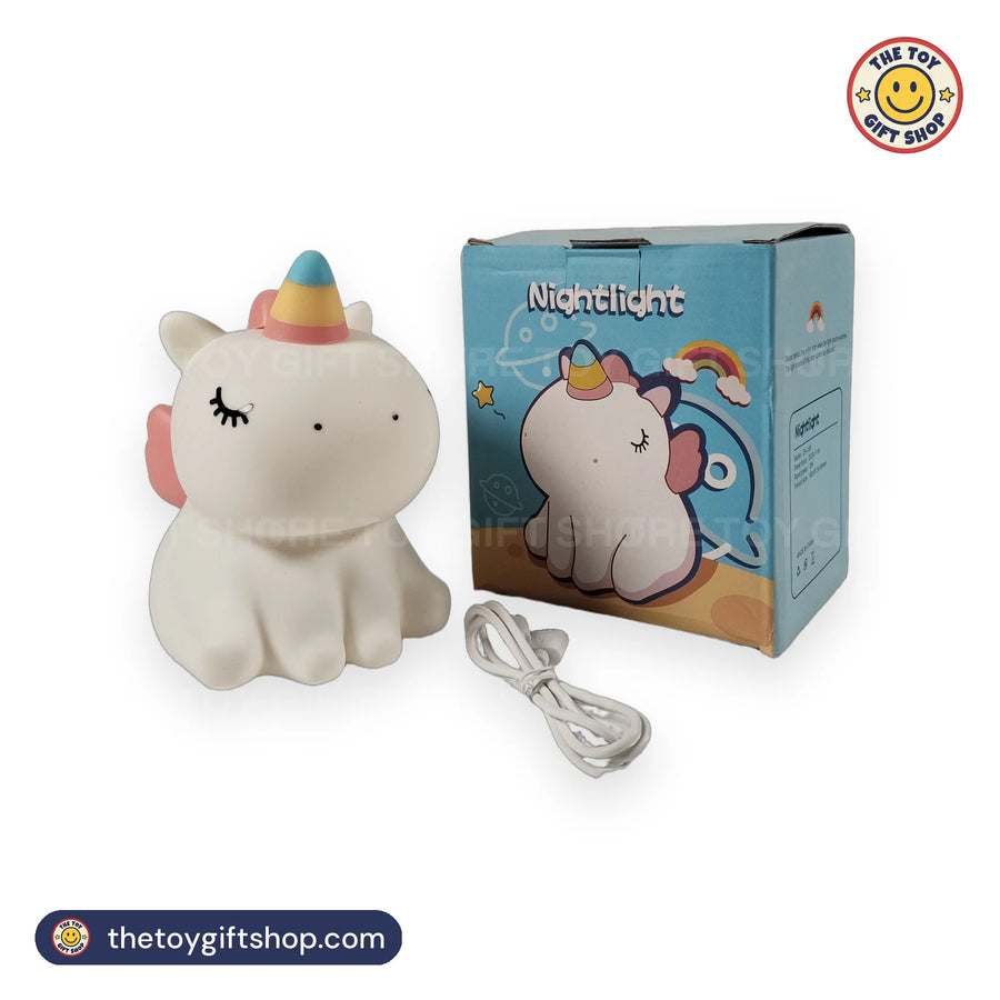 Squishy Unicorn Night Light with Charging Cable – photo 5