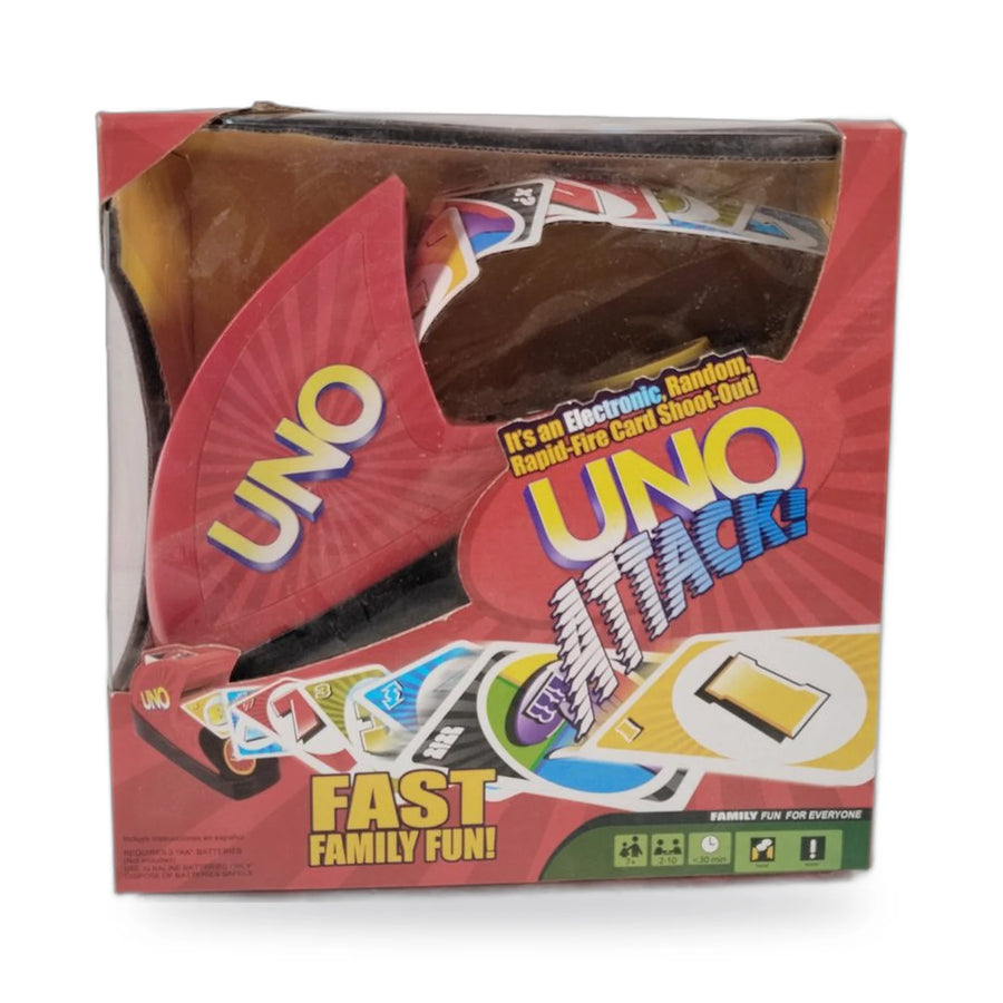 UNO Attack! electronic card shooter with cards launching out