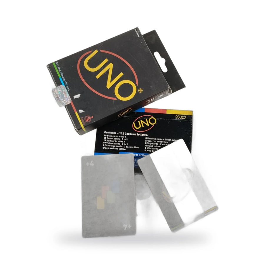 UNO Classic card game boxes and card decks