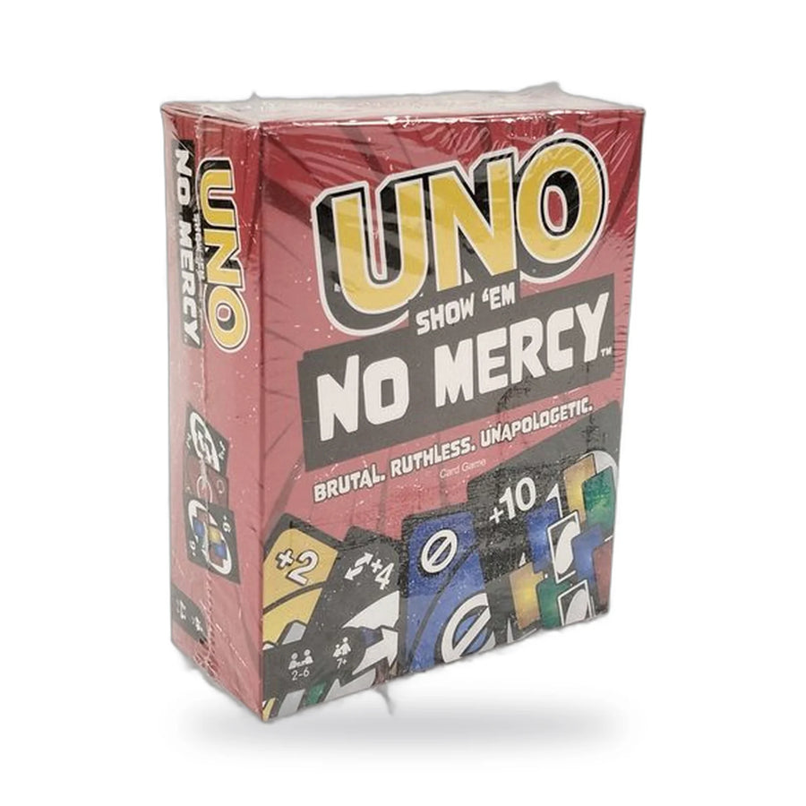 UNO Show 'Em No Mercy card game box
