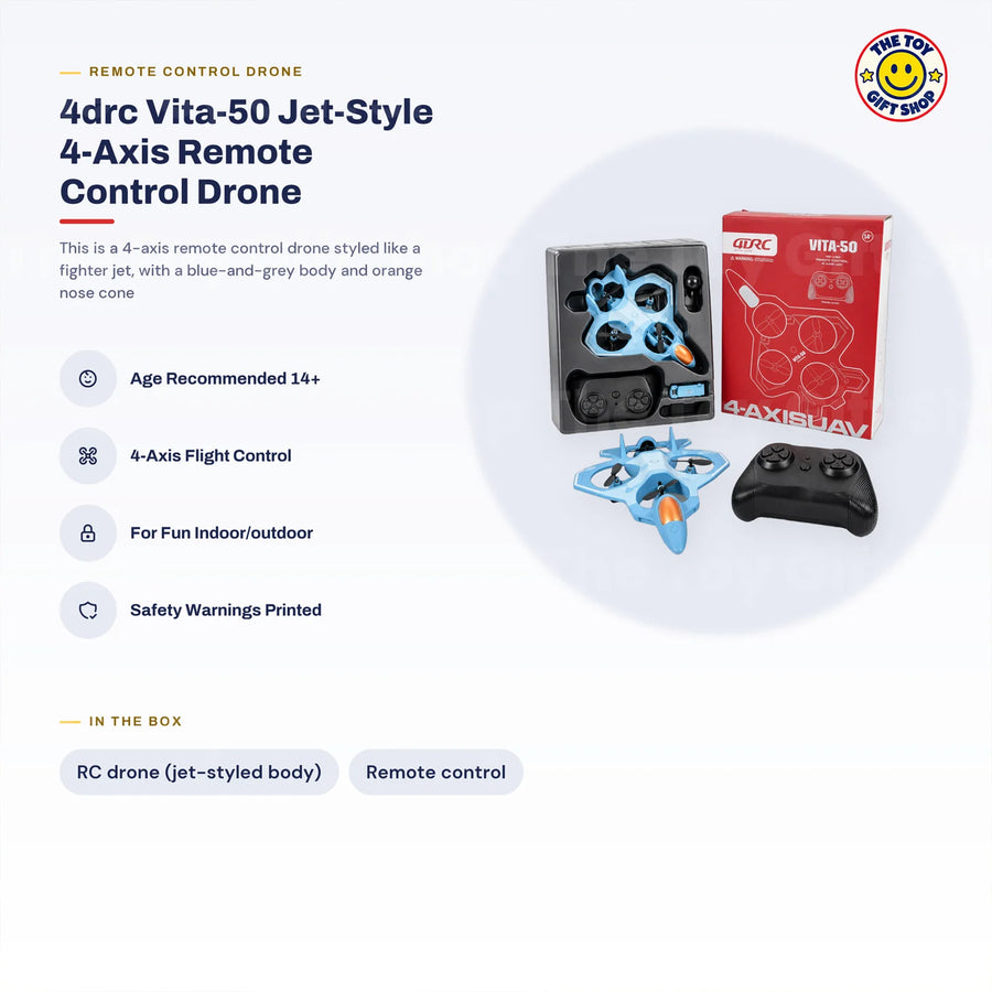 4DRC Vita-50 Jet-Style 4-Axis Remote Control Drone – photo 5