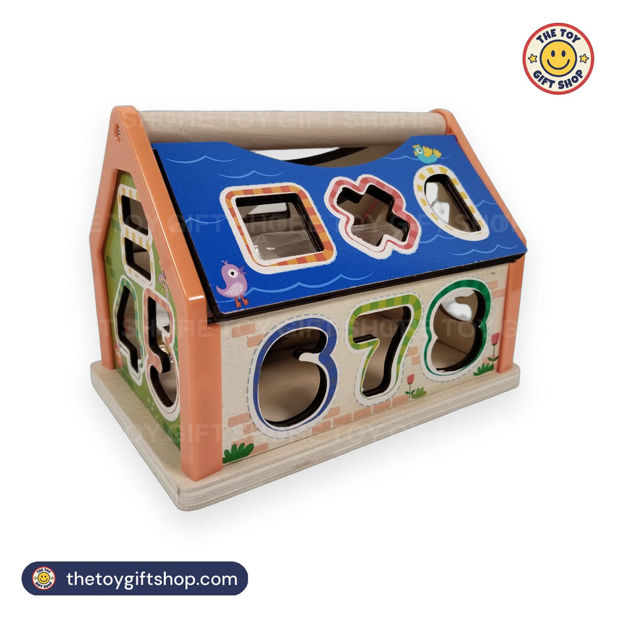 ViVi Wooden Shape and Number Sorter House – photo 6